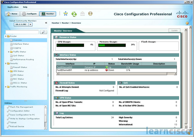 Cisco Configuration Professional (CCP)